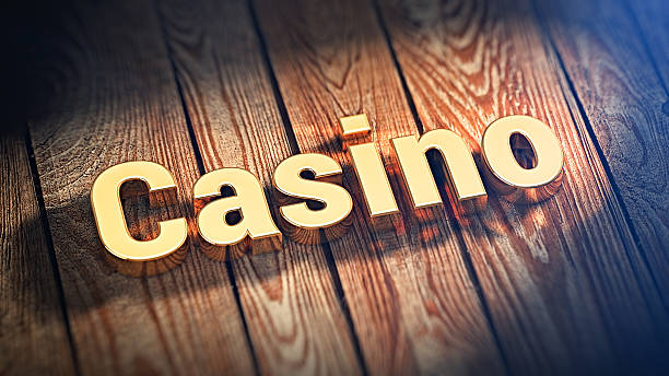 istock Word Casino on wood planks 515965236