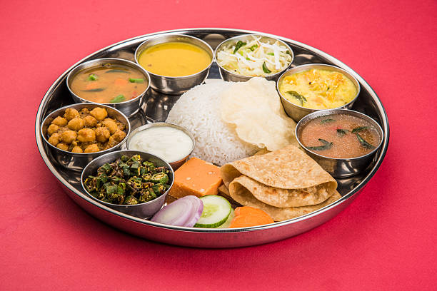 istock indian food platter or Indian Thali, south indian thali 515965892