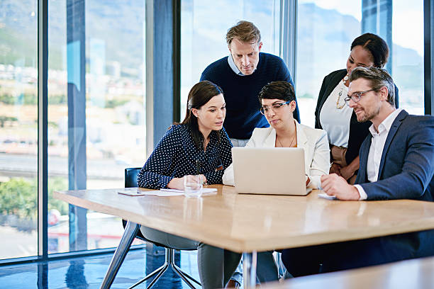 istock Gathered in the boardroom 515966320