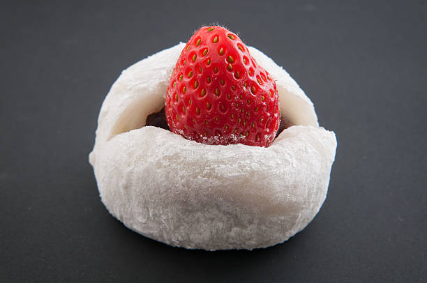 Japanese sweet,strawberry daifuku