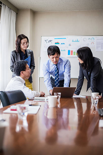 istock Business team having a meeting in conference room 515970202