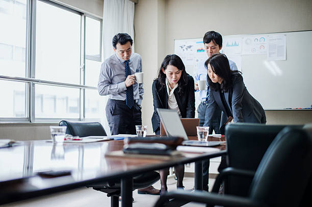 Business team having a meeting in conference room