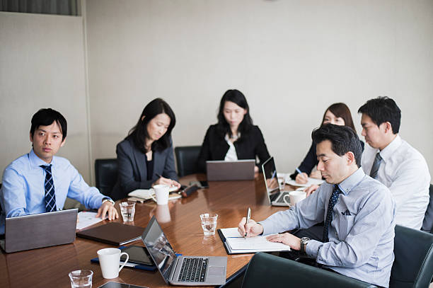 istock Business team having a meeting in conference room 515971436