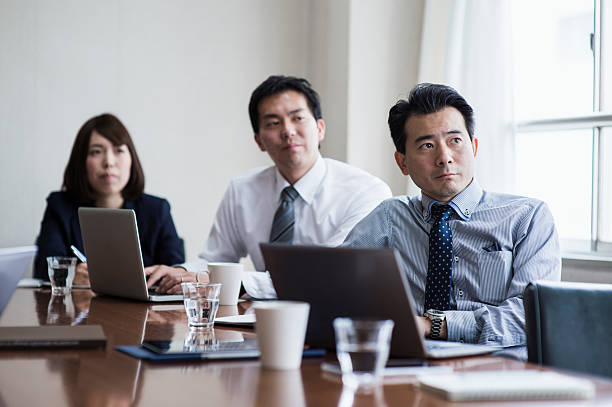 istock Business team having a meeting in conference room 515971624
