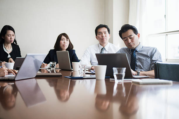 istock Business team having a meeting in conference room 515972204