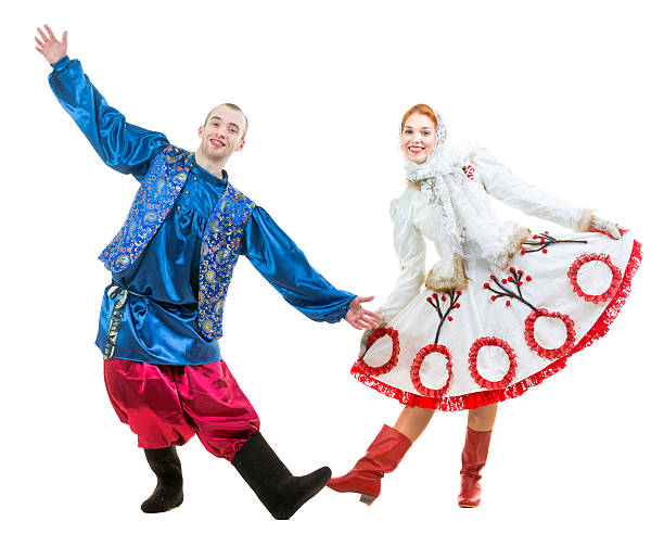 Russian Couple Dancing Stock Photo - Download Image Now - Russian Culture,  Russian Ethnicity, Traditional Dancing - iStock