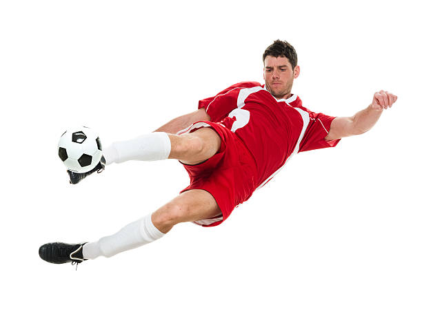 istock Soccer player kicking the ball 515973000