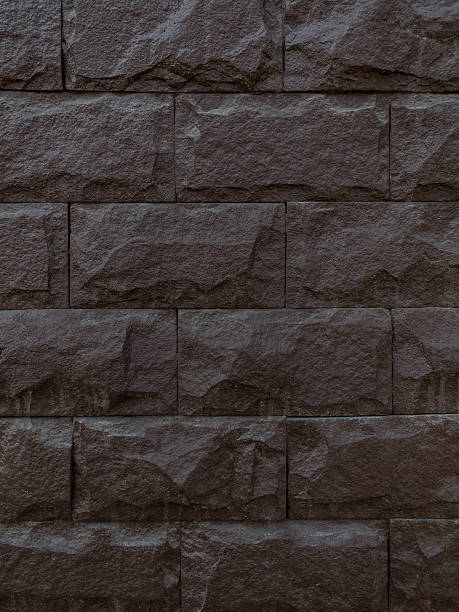 istock Background of dark brown stone 515973452