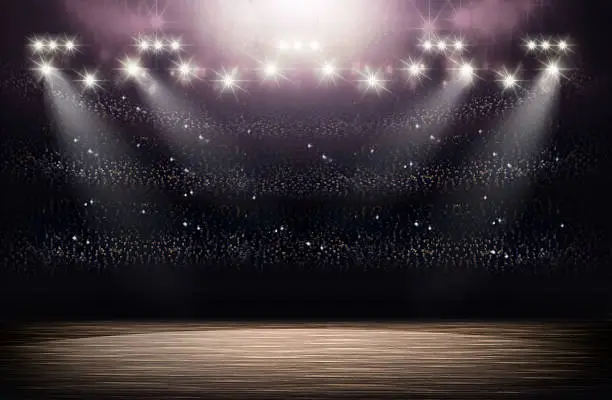 Photo of Basketball arena background
