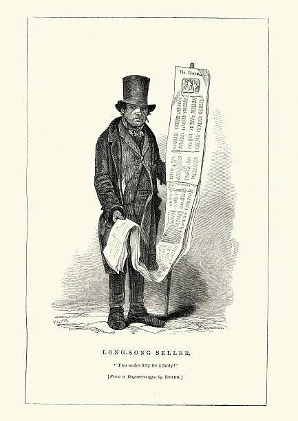 istock Victorian London - Long song seller 515976662