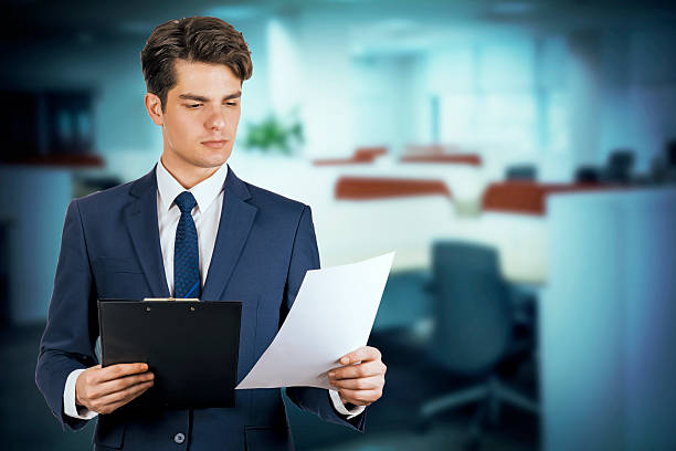 istock Businessman in office 516004944