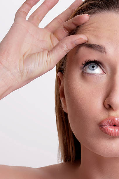 istock Closeup of beautiful model applying her skin treatment 516005268