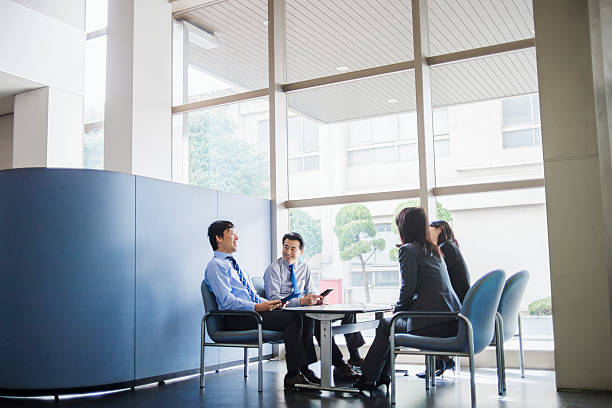 Business team working in office