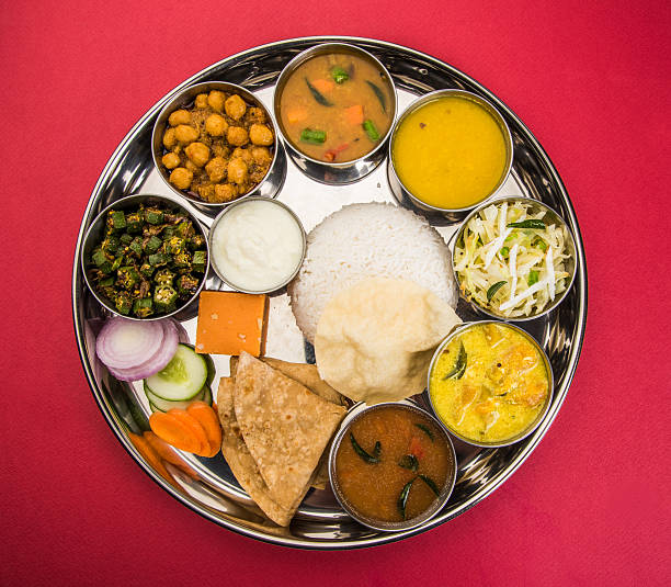 istock indian food platter or Indian Thali, south indian thali 516009366