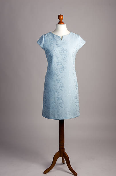 istock blue dress on a mannequin 516009460