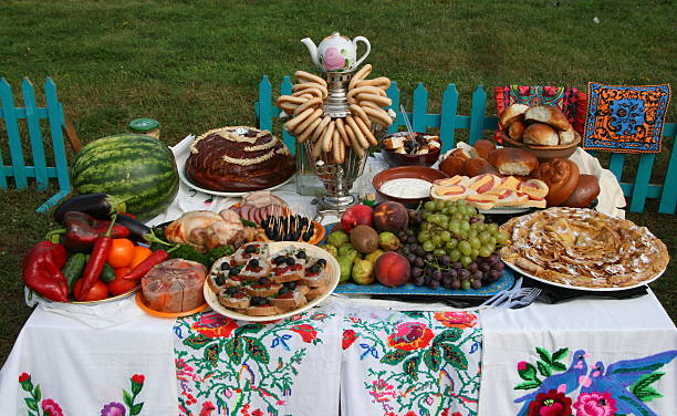 istock Traditional Ukrainian festive dinner meals 516009974