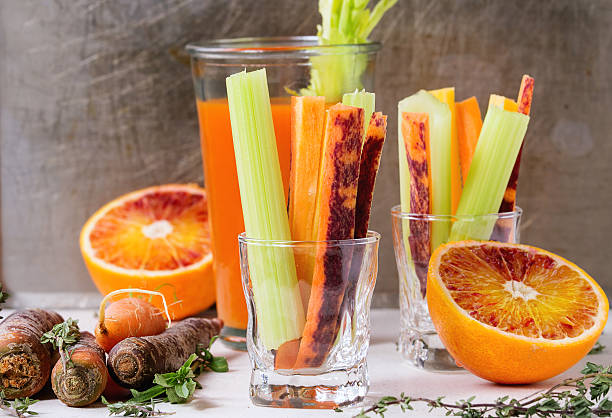 istock Colorful carrots and juice 516010574