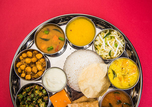 istock indian food platter or Indian Thali, south indian thali 516012938