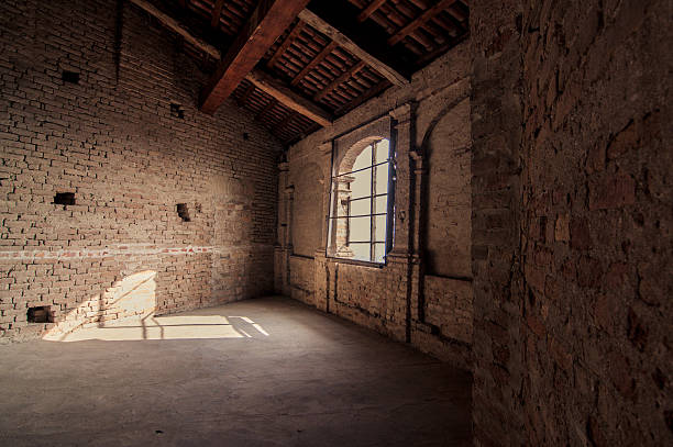 istock Attic of an old castle 516015631