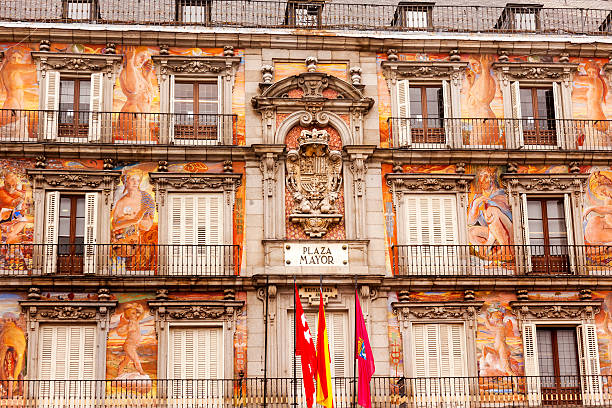 istock Plaza Mayor Cityscape Towers Madrid Spain 516019405