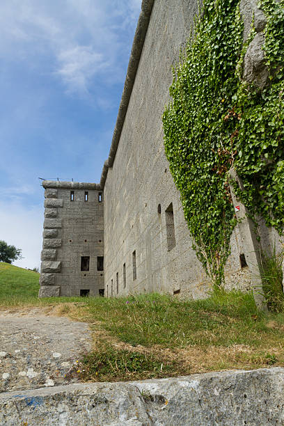 istock Old stone walls with ivy. The Nothe fort. 516020445