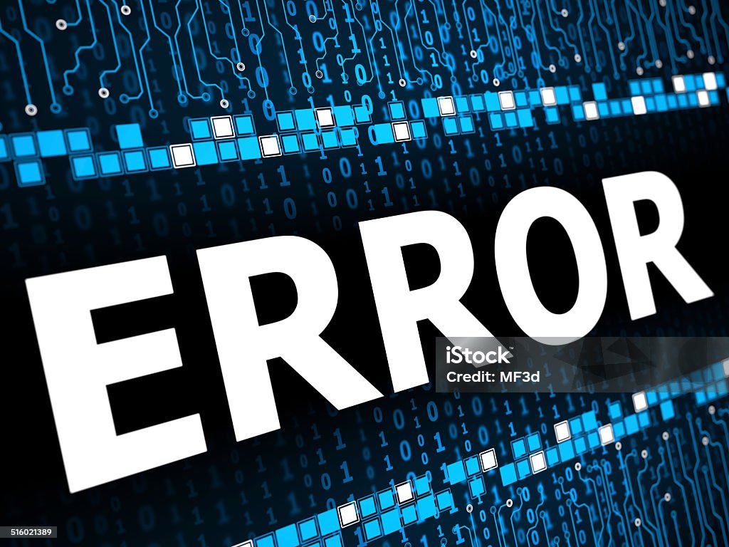 Error Stock Illustration - Download Image Now - Binary Code, Coding ...