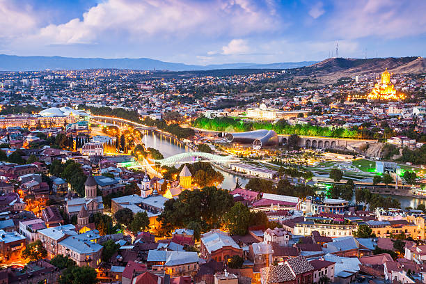 istock Tbilisi aerial view 516032726