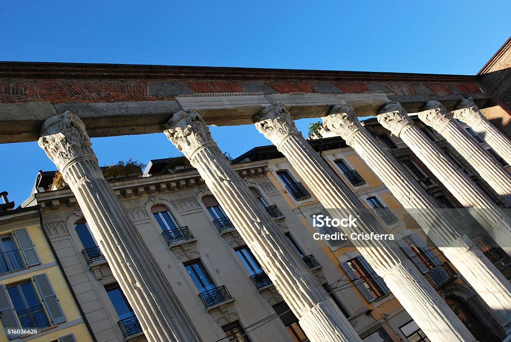 San Lorenzo colonne - Foto stock royalty-free di Ambientazione esterna