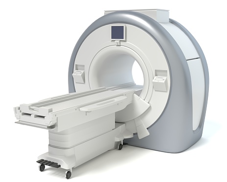 3d illustration of an MRI machine
