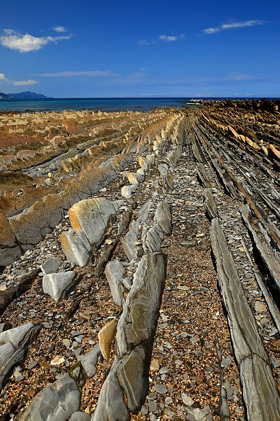 istock Flysch at low tide-Zumaia 516037669