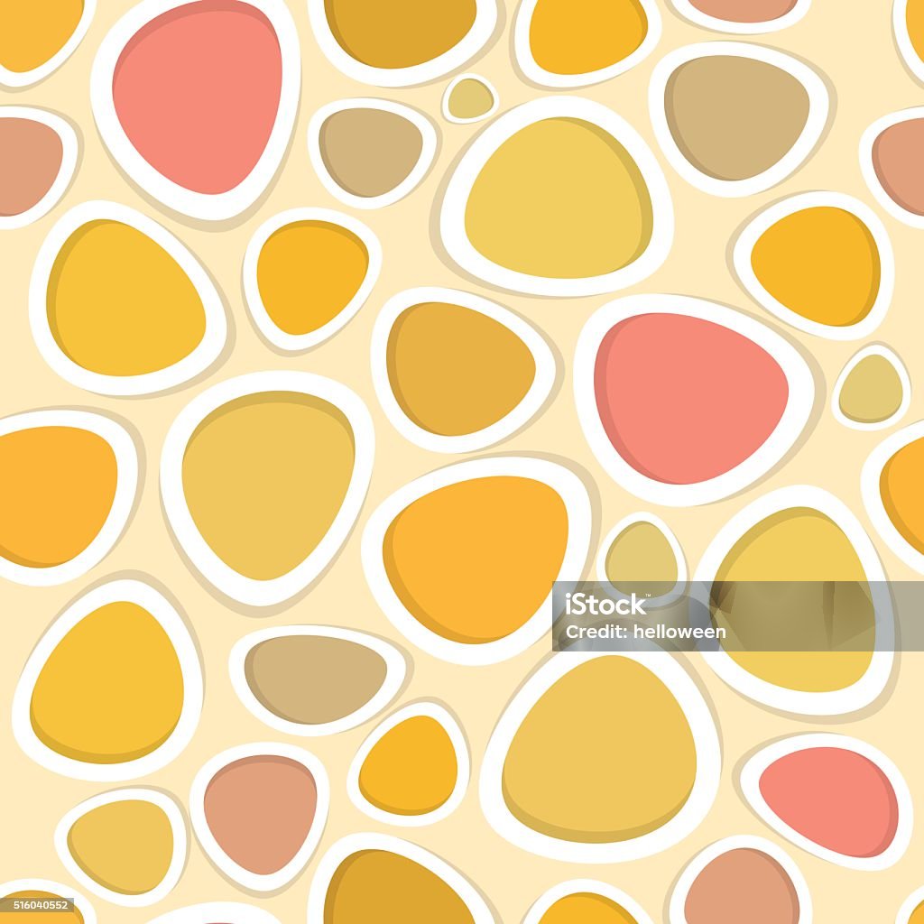 Roundish Pattern Seamless Pattern Of Roundish Stones Stock Illustration - Download Image ...