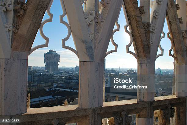 Vista Panoramica Di Milano - Fotografie stock e altre immagini di Architettura - Architettura, Binocolo, Blu