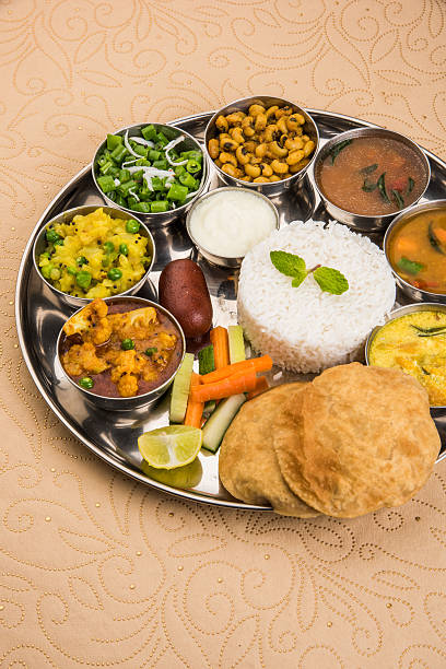 istock indian food platter or Indian Thali, south indian thali 516042884