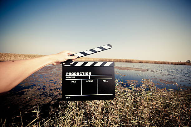 istock Hands holding a movie clapboard 516043371