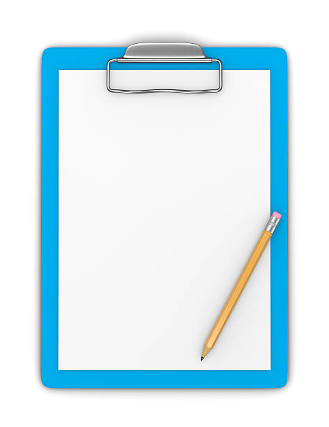 istock Clipboard with Blank Paper and Pencil 516043798