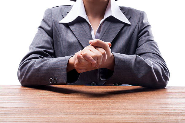 istock Businesswoman Rubbing Hands 516060997