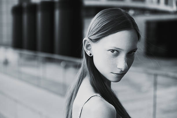 istock Young woman in dress 516061029