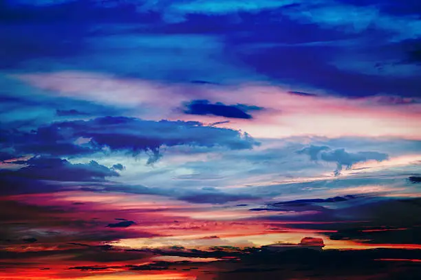 Photo of Abstract sky texture and clouds background