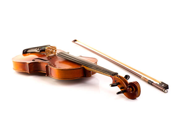 istock retro violin vintage isolated on white 516064243