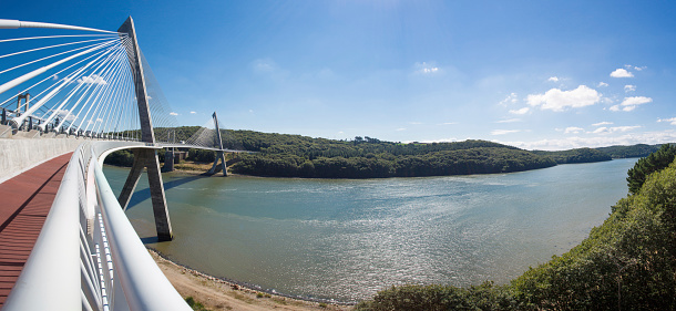 Vista panorámica del puente Terenez photo