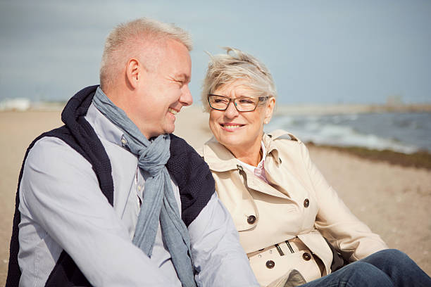istock Senior couple by the sea. 516064699