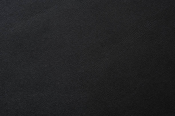 istock Closeup of seamless black leather texture 516065561