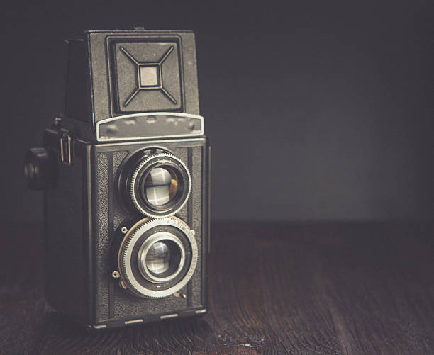 istock Old Fashion antique camera 516065596