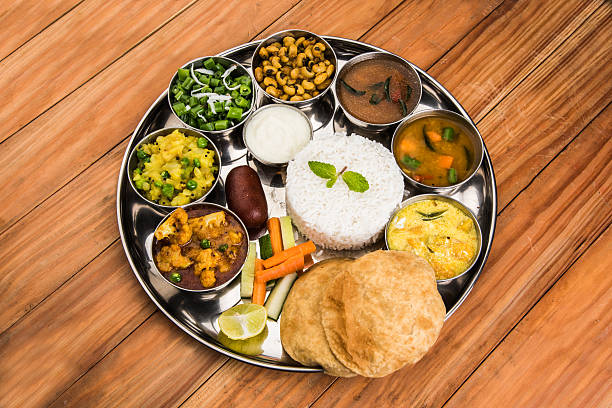 istock indian food platter or Indian Thali, south indian thali 516066720