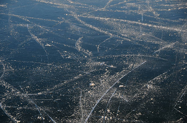 istock skating traces on lake 516067860