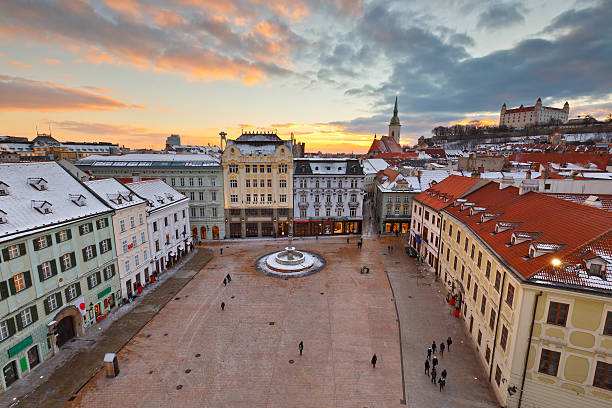 istock Old town in Bratislava. 516069644