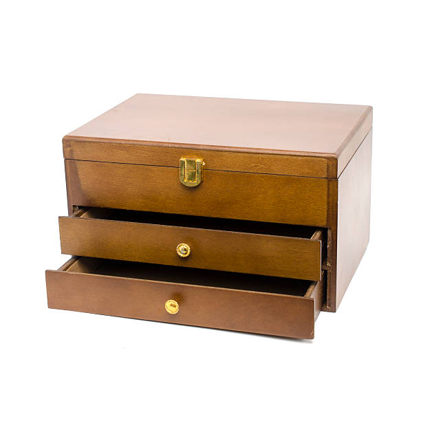 istock Box for jewelry in white background 516070134