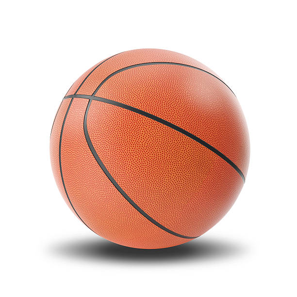 istock Basketball ball isolated on white background 516071000