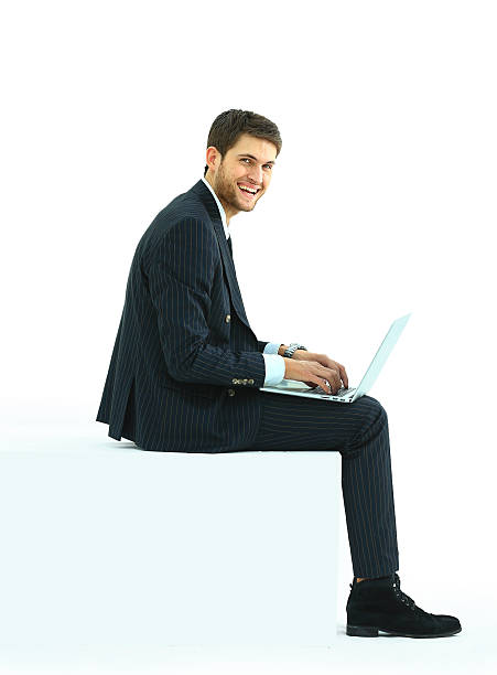 istock Side view of a handsome young business man 516071678