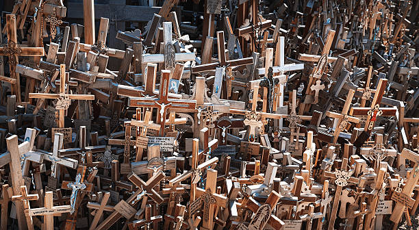 istock Hill of crosses 516071726